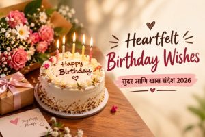 Read more about the article Heartfelt Birthday Wishes: सुंदर आणि खास संदेश 2026