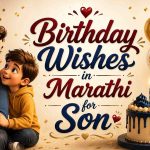 Birthday Wishes in Marathi for Son