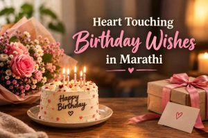 Read more about the article Heart Touching Birthday wishes in Marathi: सुंदर 2026 संदेश